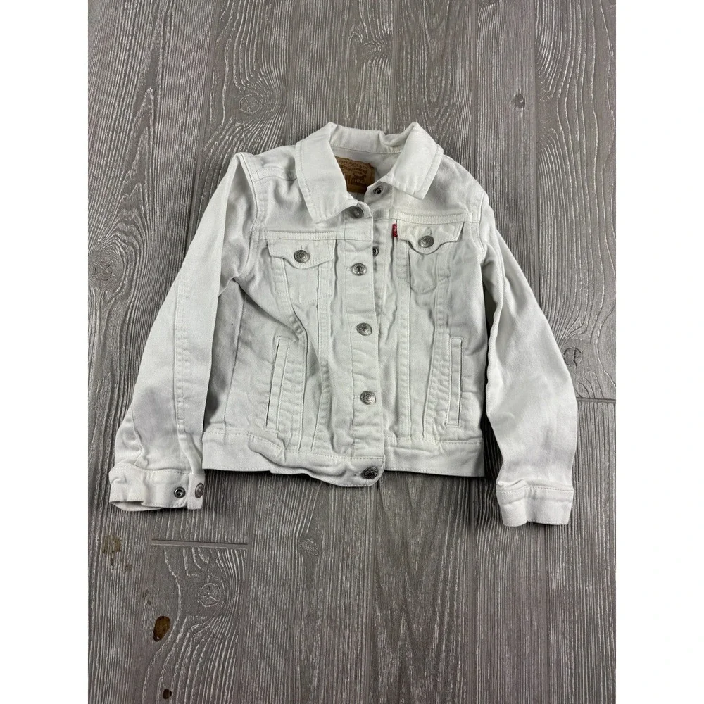 Levi's Baby White Jean Jacket Size 6 Months